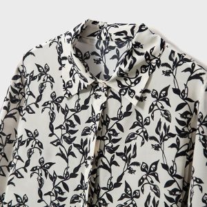 Blouses | Overhemdblouse Van Interlock-Jersey  – Dames Blouses Blouses