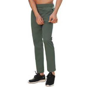 Broeken | Slim: Broek Met Elastische Tailleband  – Heren Broeken Broeken