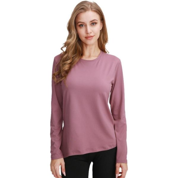 Grote Maten | Longsleeve Van Katoen Met Stretch  – Dames Dames Dames