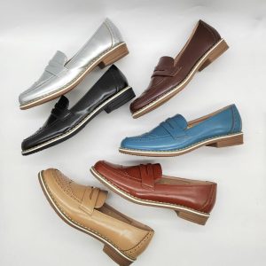 Halfhoge Schoenen | Loafers Van Imitatieleer  – Dames Dames Dames