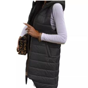 Jassen | Gewatteerde Bodywarmer Met Capuchon  – Dames Dames Dames