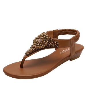 Sandalen & Sandalettes | Luchtige Sandalen Met Sierdetails  – Dames Dames Dames