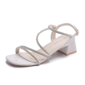 Sandalen & Sandalettes | Sandalen Met Bandjes En Blokhak  – Dames Dames Dames