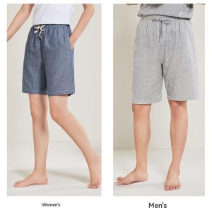 Shorts | High Rise Short Van Mousseline Met Elastische Band  – Dames Dames Dames