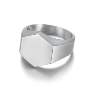 Sieraden | Edelstalen Ring Met Industrieel Design  – Heren Accessoires Heren