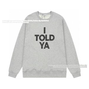 Sweaters & -Vesten | Sweatshirt Met Rubberen Tekstprint  – Heren Heren Heren